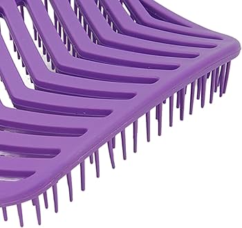 ✾未使用✾ヘアコーム＆ヘアブラシ　2本セット　パープル　よく乾く ✾未使用✾ヘアコーム＆ヘアブラシ 2本セット パープル よく乾く