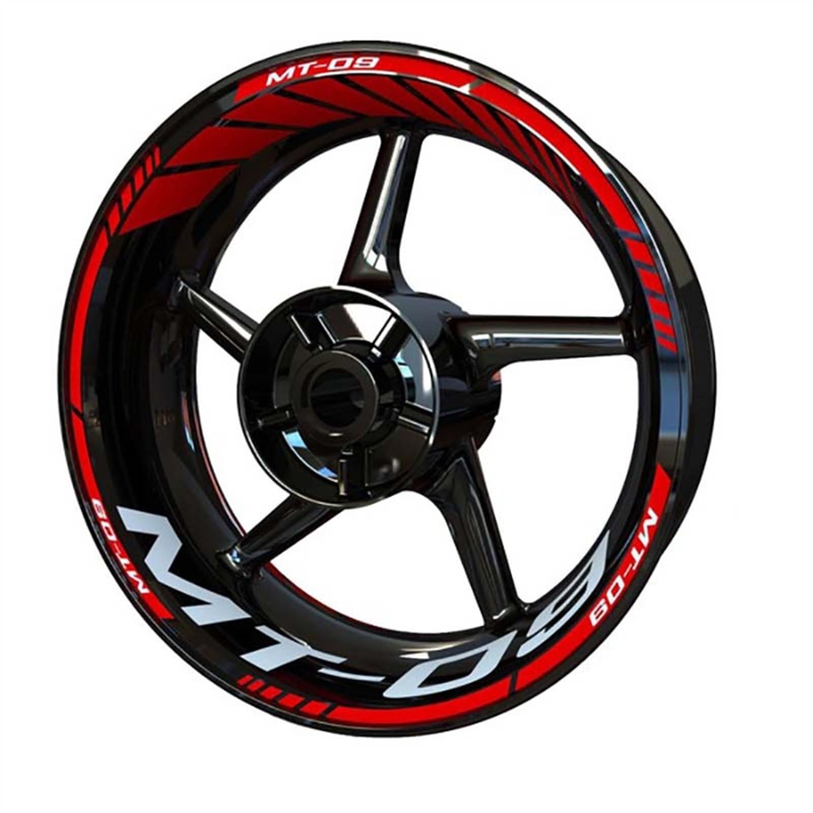 Motorcycle Sticker Wheel for for Mt 09 for Mt09 Sp Wheel Stickers Wheel Rim Decal(15)