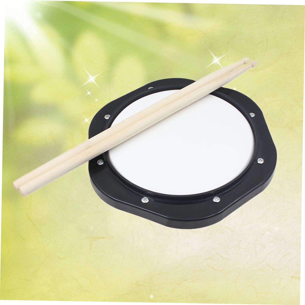 Pad de Práctica de Batería de Plástico de 10 Pulgadas Negro