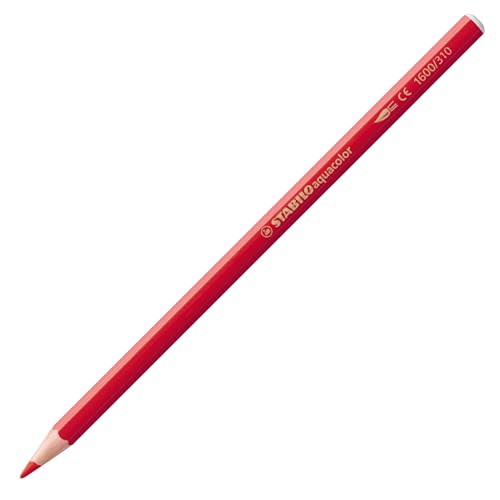 Image of STABILO Aquacolor Aquarellable Colouring Pencil - Wallet of 12, Assorted Colours, 1612-6