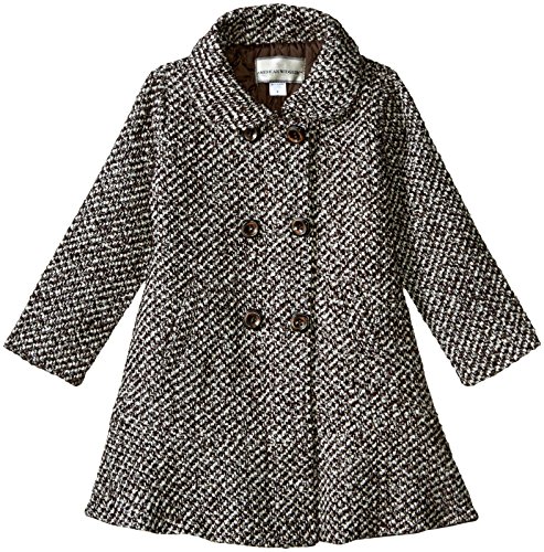Widgeon Girls Faux Wool Double Breasted Flared Bottom Coat