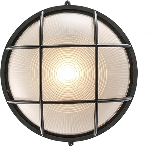 Miniatura 2 de Trans Globe Lighting Imports 41515 BK - Mamparo de luz transicional de la colección Aria en acabado negro, 4.80 pulgadas