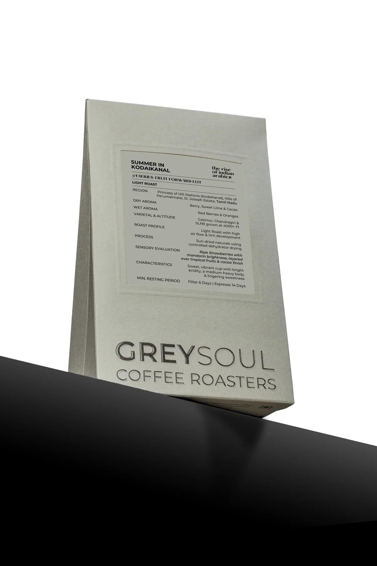 Grey Soul Coffee Summer in Kodaikanal (Light Roast) 100% Arabica 200 Grams Whole Bean Coffee (200-GMS, Whole Bean)-image-38