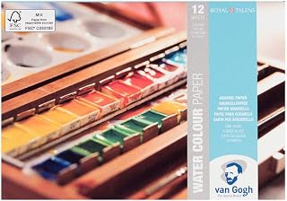 Bloco Aquarela Talens Van Gogh 300 g 010 x 015 cm 012 Fls 94171015