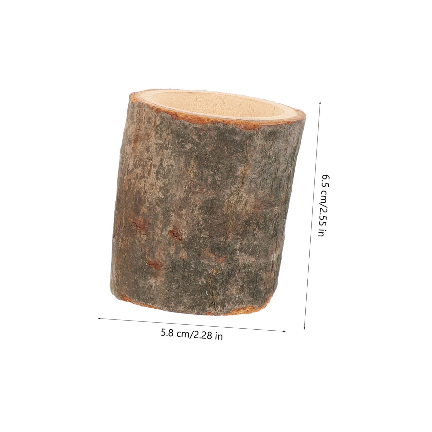 Cabilock 5 Sätze Kerzenhalter Aus Holz Vintage Dekoration Retro Dekoration Kerzenmanschette Herstellung Gold Kerzenhalter Für Den Haushalt Kleiner Kerzenständer Aus Holz Hölzern 3 Stück * 5
