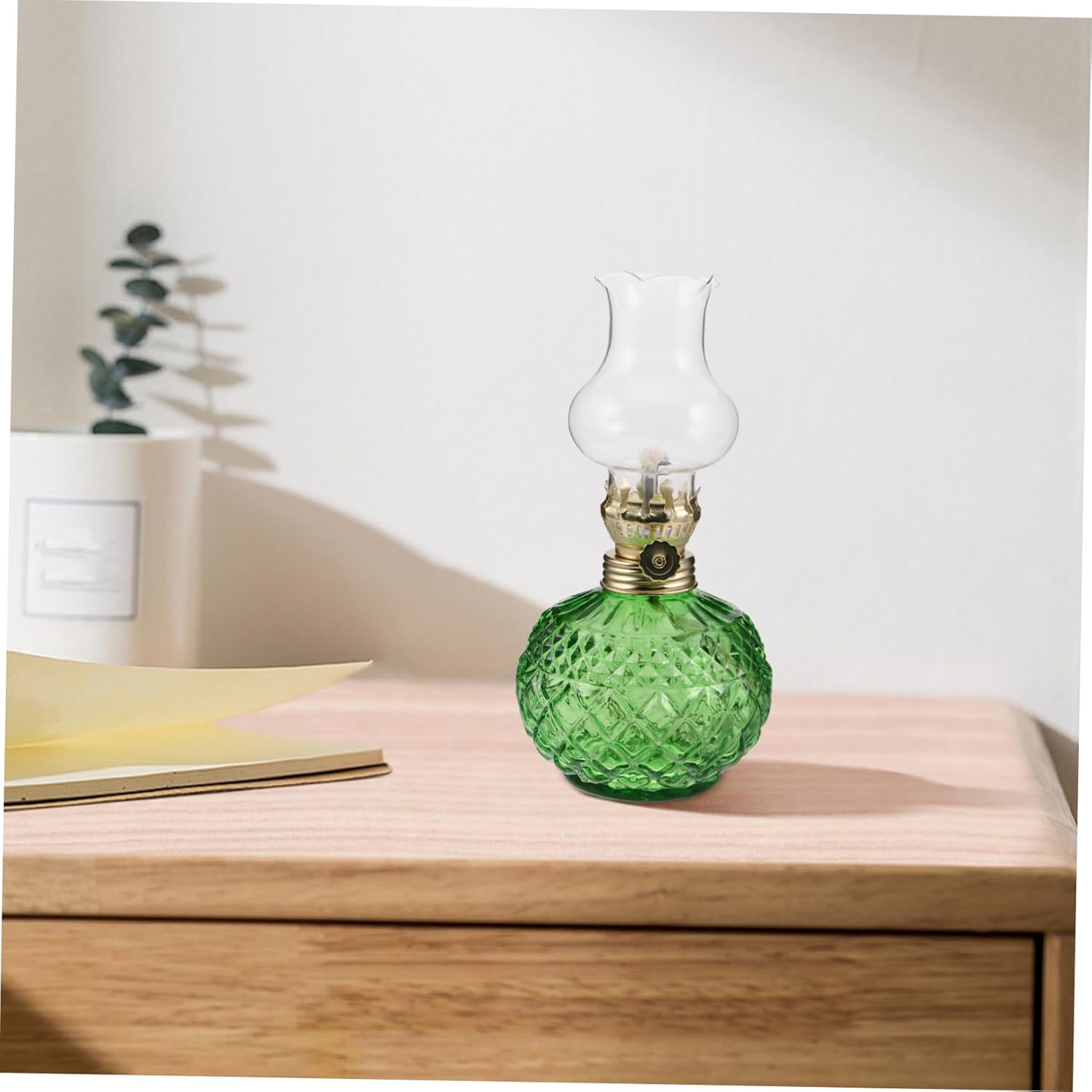 Amosfun Vintage Kerosene Lamp for Home Oil Lanterns Hurricane Lamps for Decor Emergency