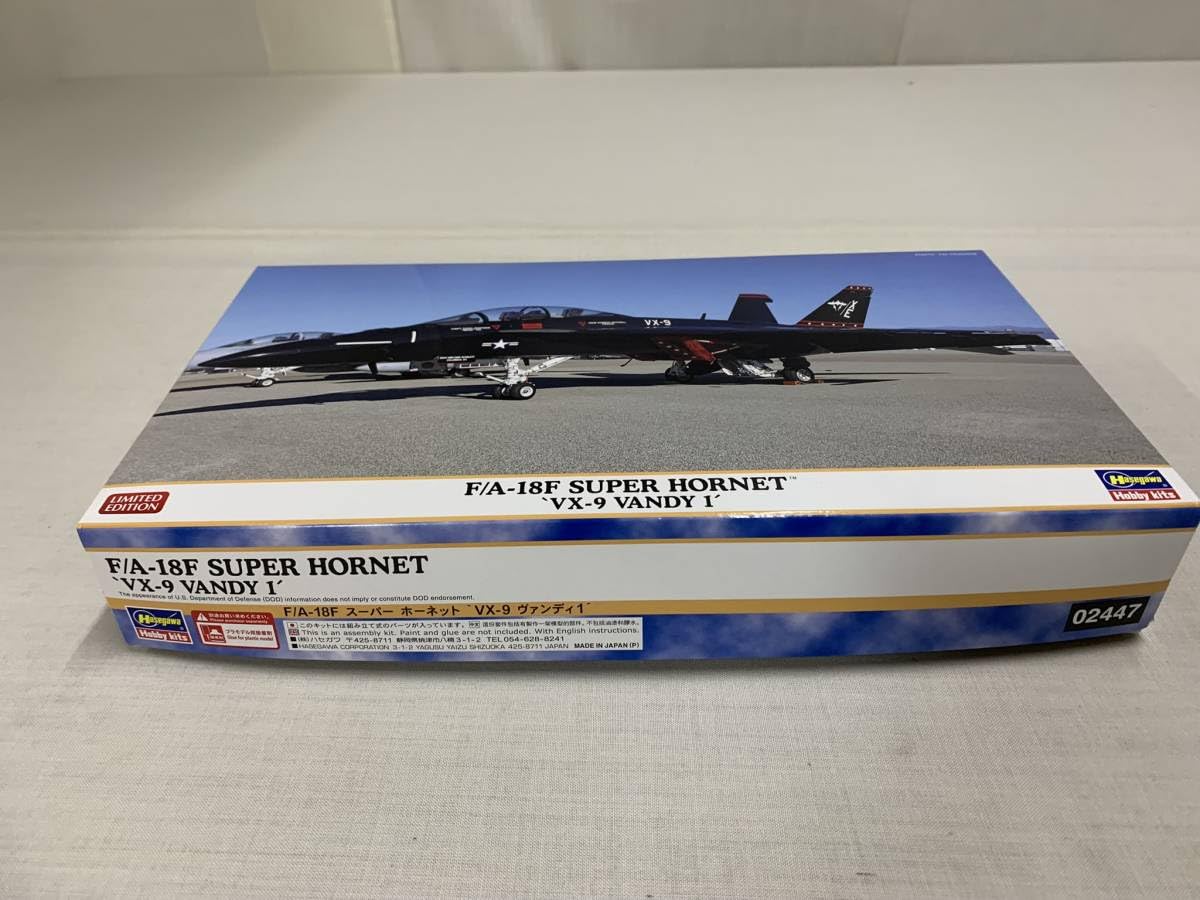 Fighter Jet Toy Hasegawa 1/72 F/A/-18F SUPER HORNET 'VX-9 VANDY 1