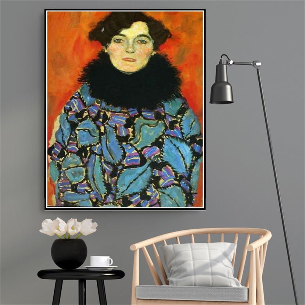 Amazon | グスタフ・クリムトの絵画「ヨハンナ・シュタウデの肖像