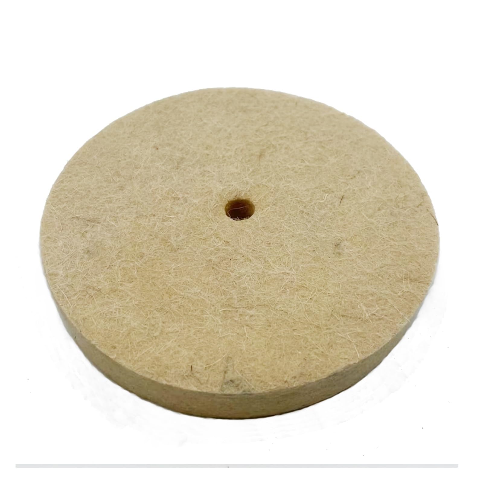 Disque abrasif de tampon de polissage de laine de feutre de roue de polissage de meule de foret for l'outil rotatif de meuleuse d'établi ou de meuleuse(125mm)