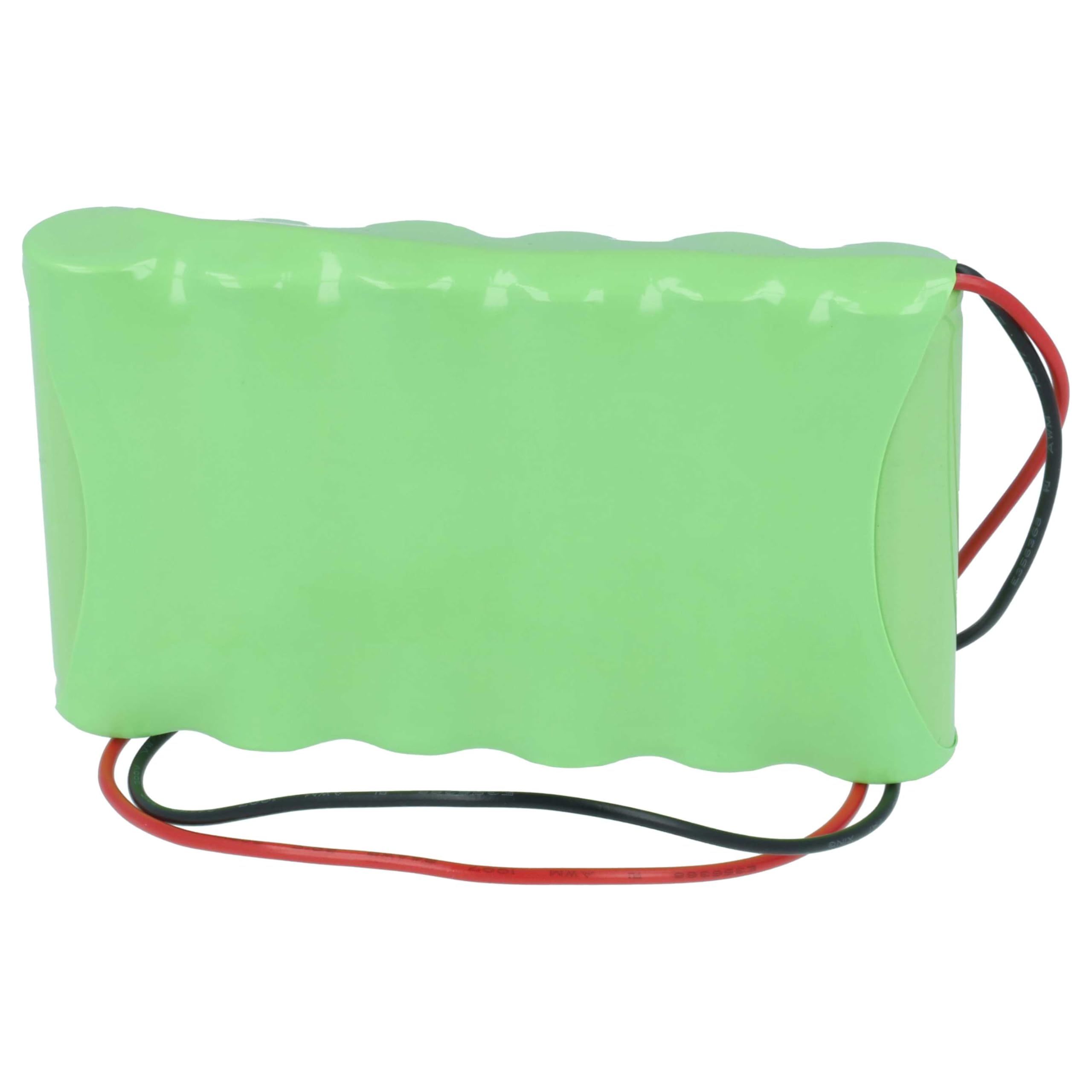 vhbw 2 x bateria kompatybilna z Visonic Central PM30, PowerMaster 30 Panel sterowania systemem alarmowym (1500 mAh, 7,2 V, NiMH)