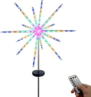 Luzes solares Firefly - Luzes de caminho solar ao ar livre | Luz solar LED de longa duração para gramado Luzes solares de paisagem de flores para gramado, pátio, quintal, jardim, passarela Fovolat