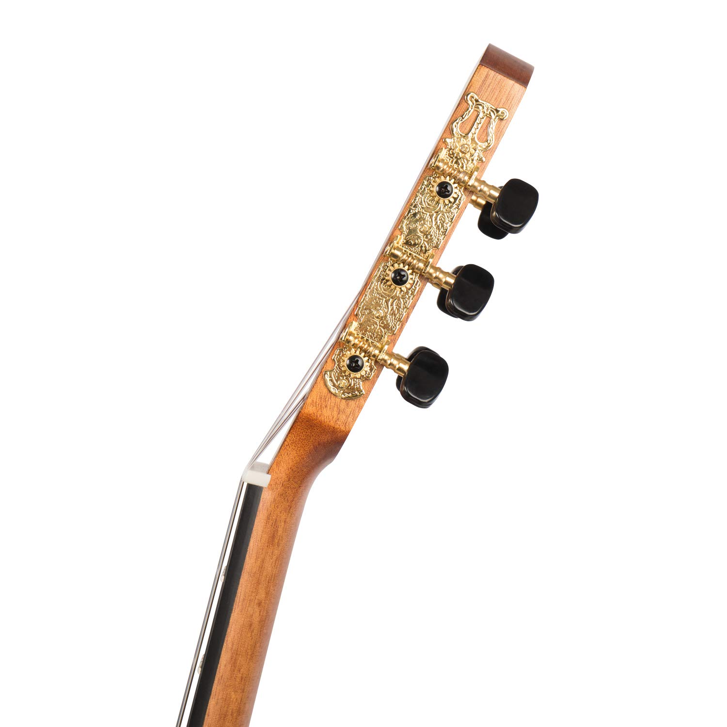 CASCHA 4/4 Konzert-Gitarre Einsteiger-Set I inkl. Lehrbuch QR-Codes - Tasche - Stimmgerät - Plektren I für Anfänger & Kinder ab 10 Jahre - ideal zum Gitarre lernen I Akustik-Gitarre mit Nylon-Saiten