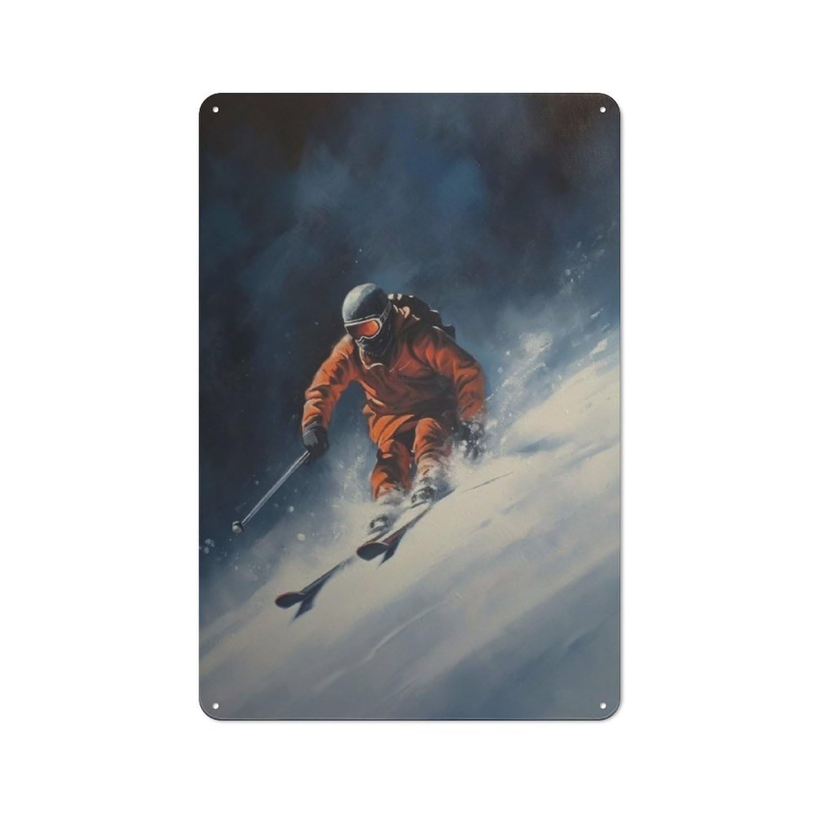 Junmoney Alpine Adventure For Garden Room Or Summerhouse, Vintage Tin Sign 30X20cm, For Display In Garden Rooms And Summerhouses