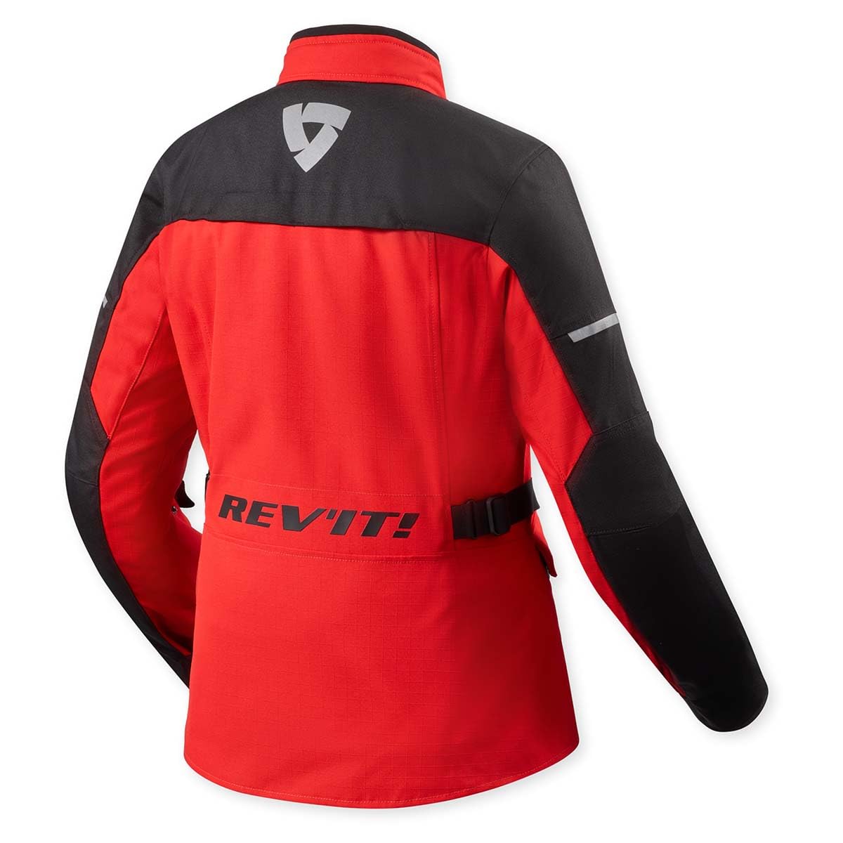 Revit Convergent H2O wodoodporna damska kurtka motocyklowa tekstylna, czerwony/czarny, 34