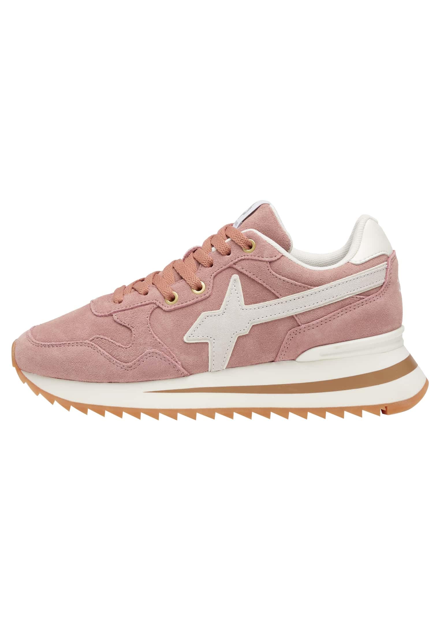 W6yz Yak W. Technical Fabric Suede Trainers, Pink, 6 UK