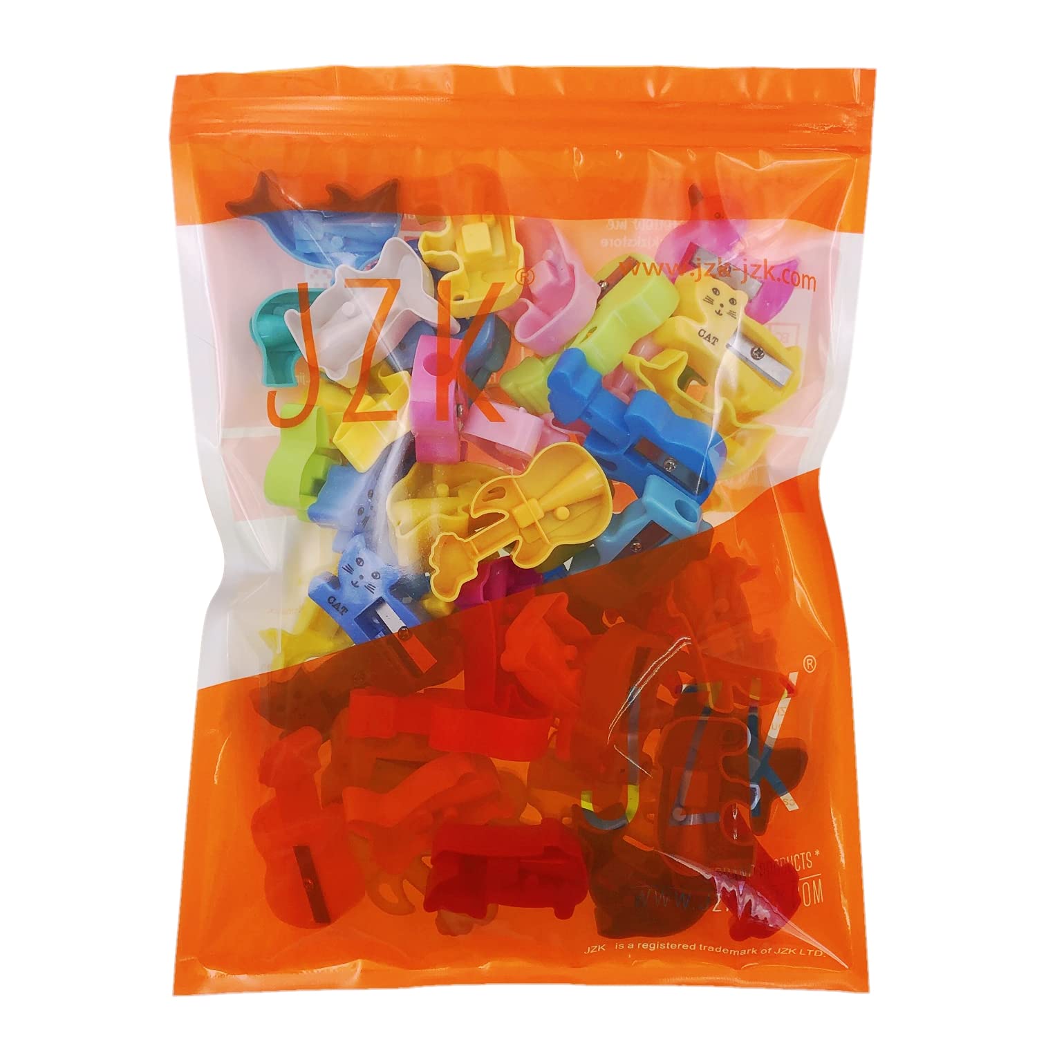 JZK 50 Sacapuntas de Dibujos Animados para Niños, Regalos de Cumpleaños, Bolsas de Fiesta, Regalo de Agradecimiento, Premios