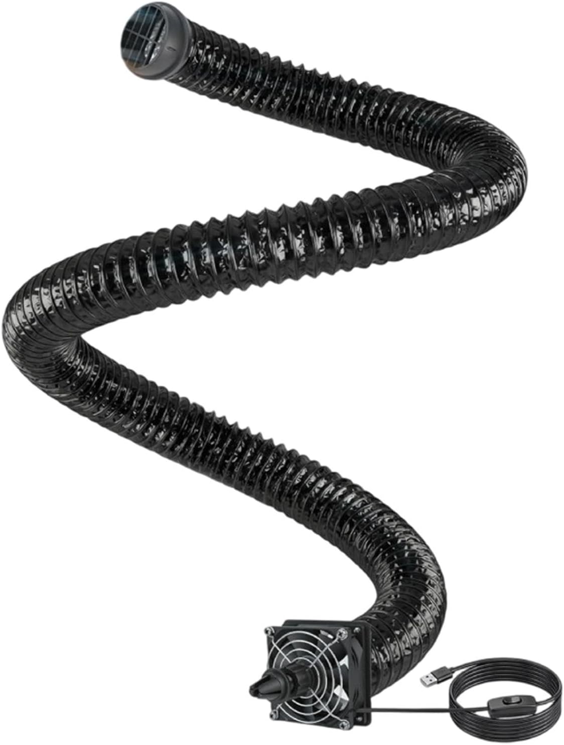 AC Vent Extender - Flexible Booster Tube, 39.37in - Portable Airflow Access