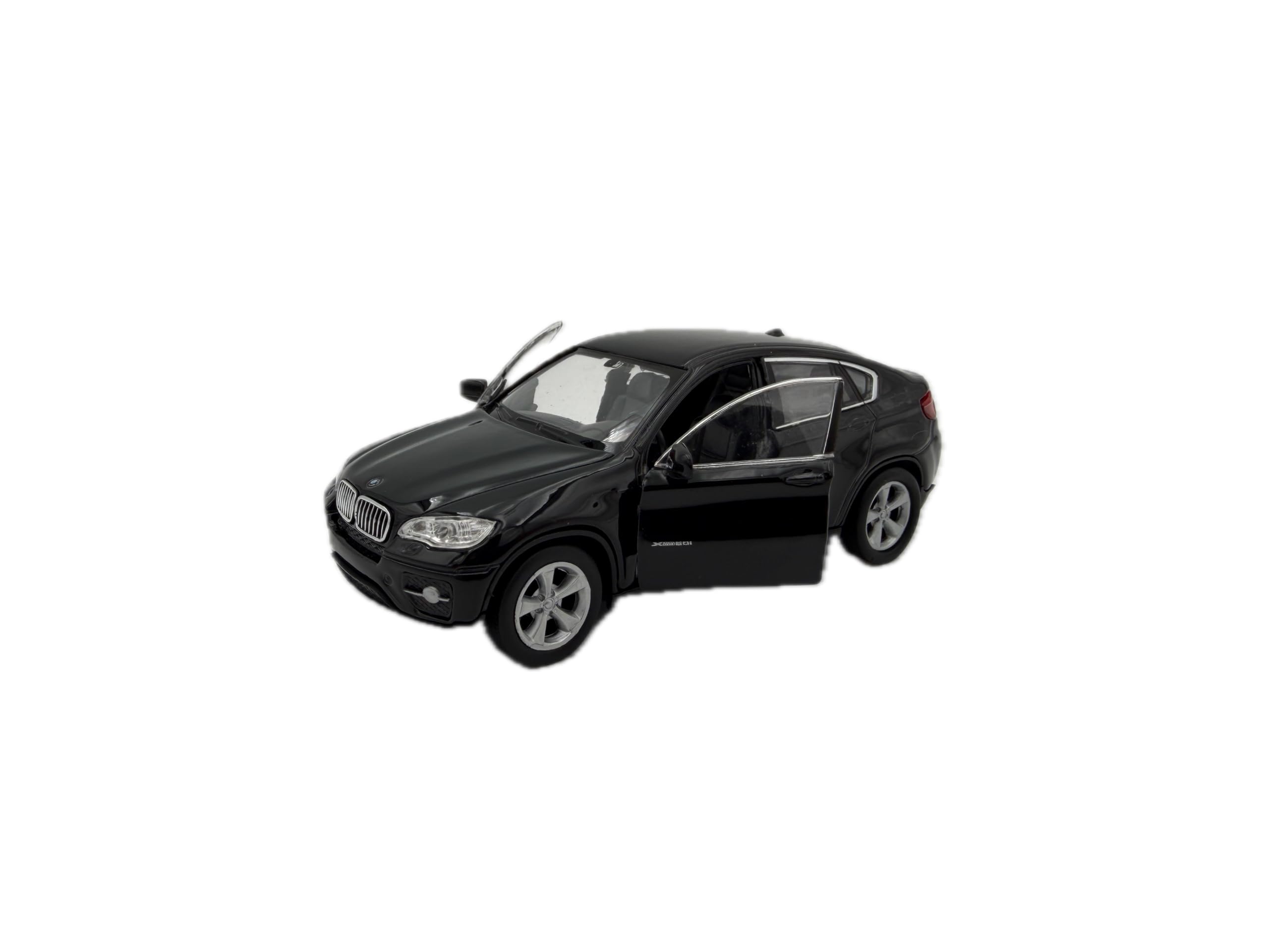 Dromader Welly Modellino auto BMW X6 SUV, in miniatura, scala 1:39, nero