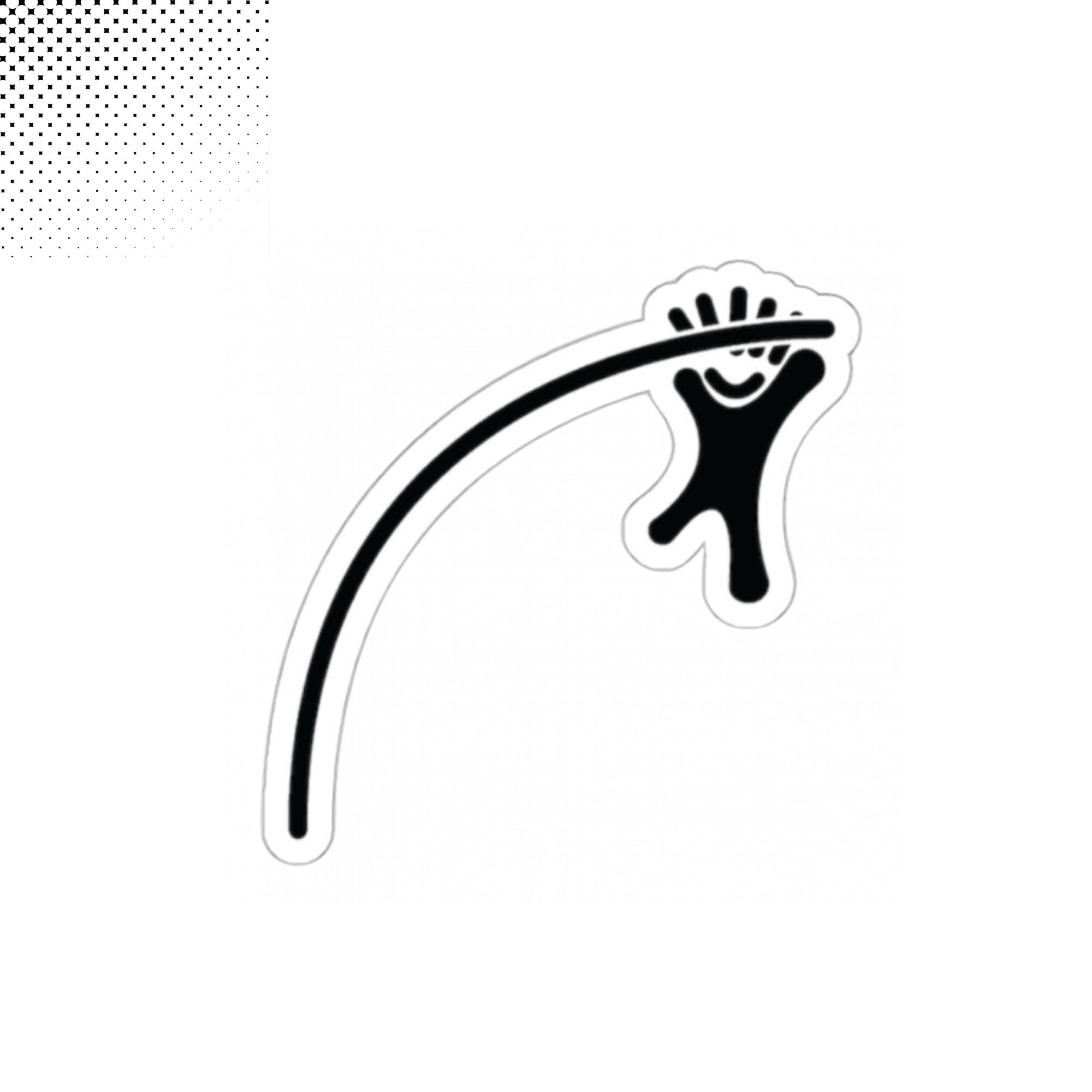 Tgiakisz Pole Vault Sticker, Pole Vault Fan Sticker, Birthday Gift, Decoration Sticker, 2x2in, White