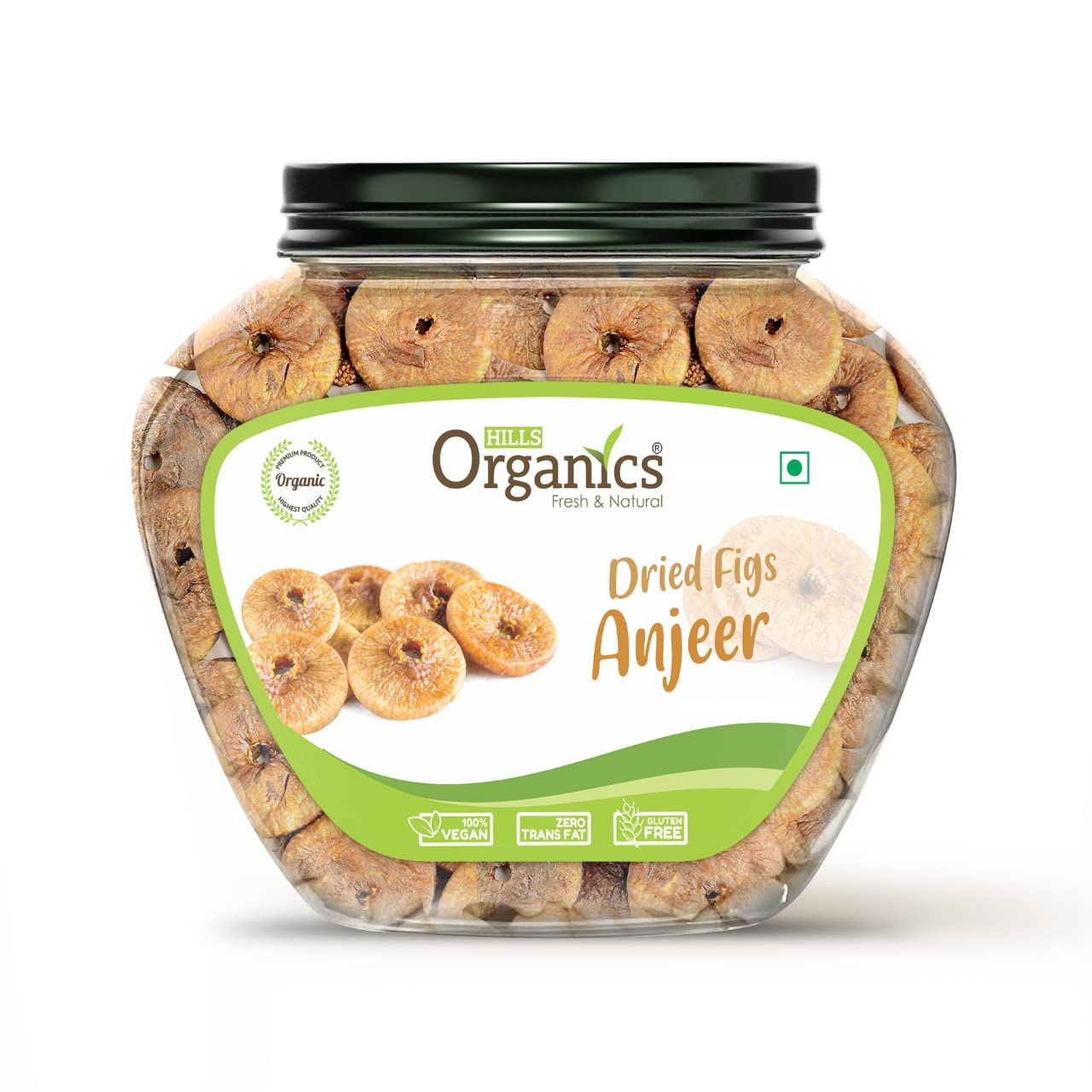 HILLS ORGANICS Anjeer (Dried Figs) - 500 gm| 100% Fresh & Natural Anjir Dry Fruits | Rich in Iron, Vitamins & Rich Source of Dietary Fiber | Low in calories and Fat-Free - Jar Pack. (B0C37MLP61) Amazon Price History, Amazon Price Tracker