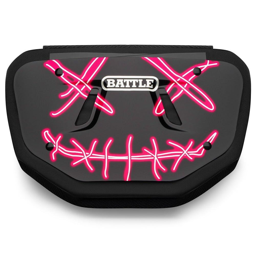 Battle Sports Novelty Fußball-Rückenplatte – Hartschale für den unteren Rücken mit konturiertem Schaumstoff für hohen Aufprallschutz für Jugendliche, Kinder und Erwachsene