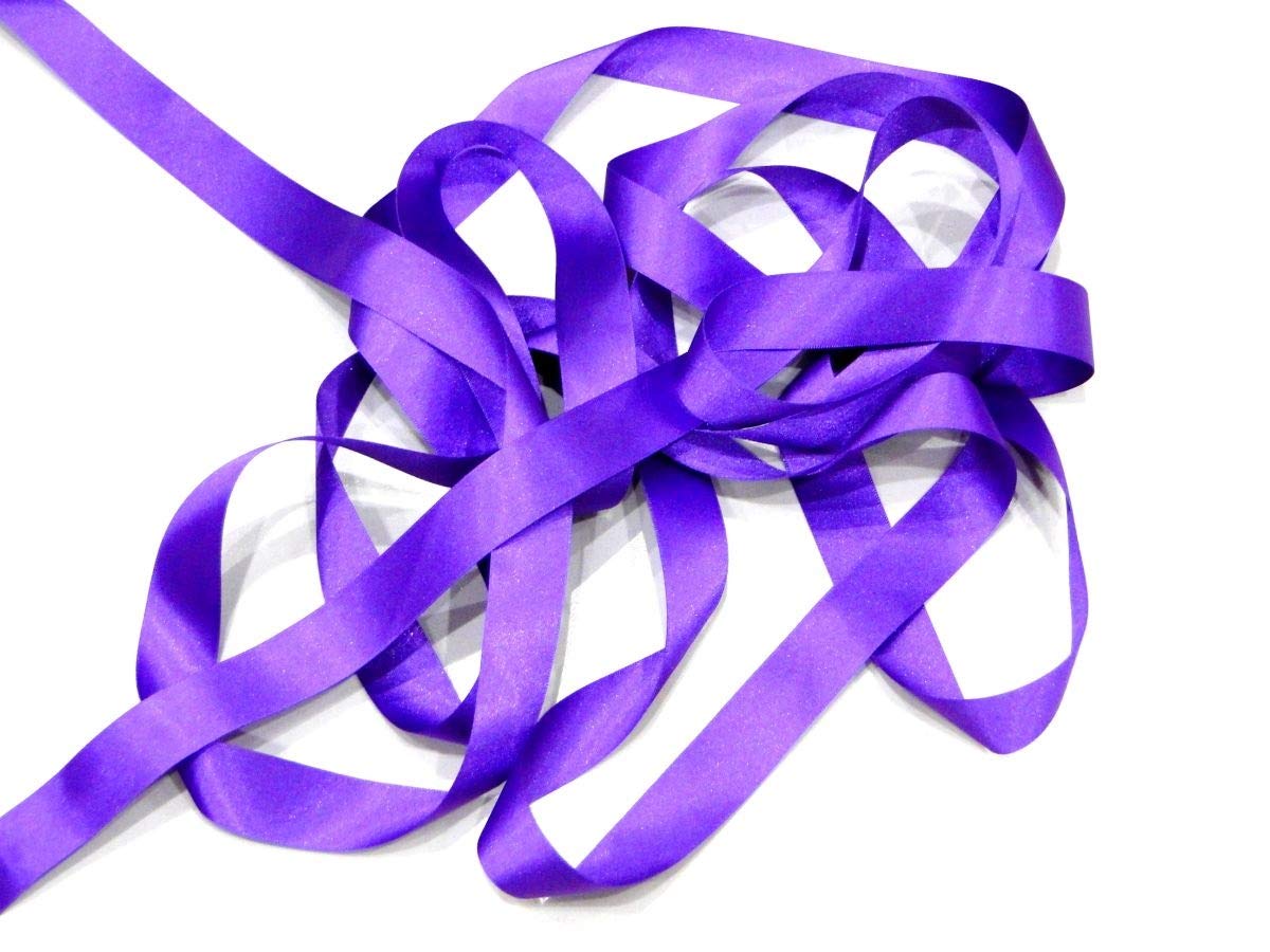 Purple 5mm Satin Ribbon Double Sided Berisfords 3501 (1 Meter)