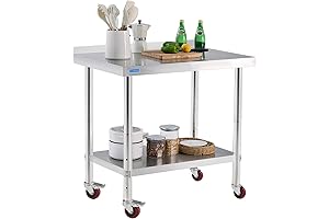 Stainless Steel Prep Cart & Worktable