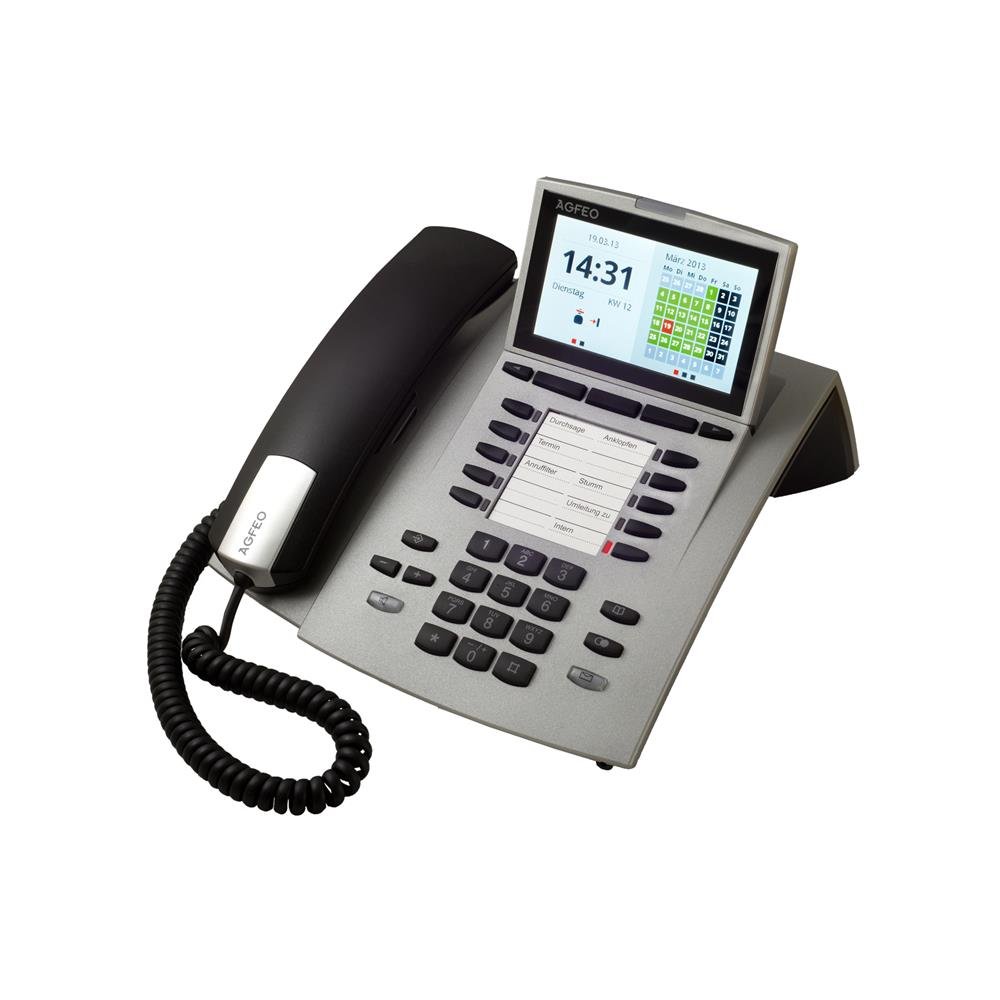 Agfeo 6101282 Systemtelefon 45 silber
