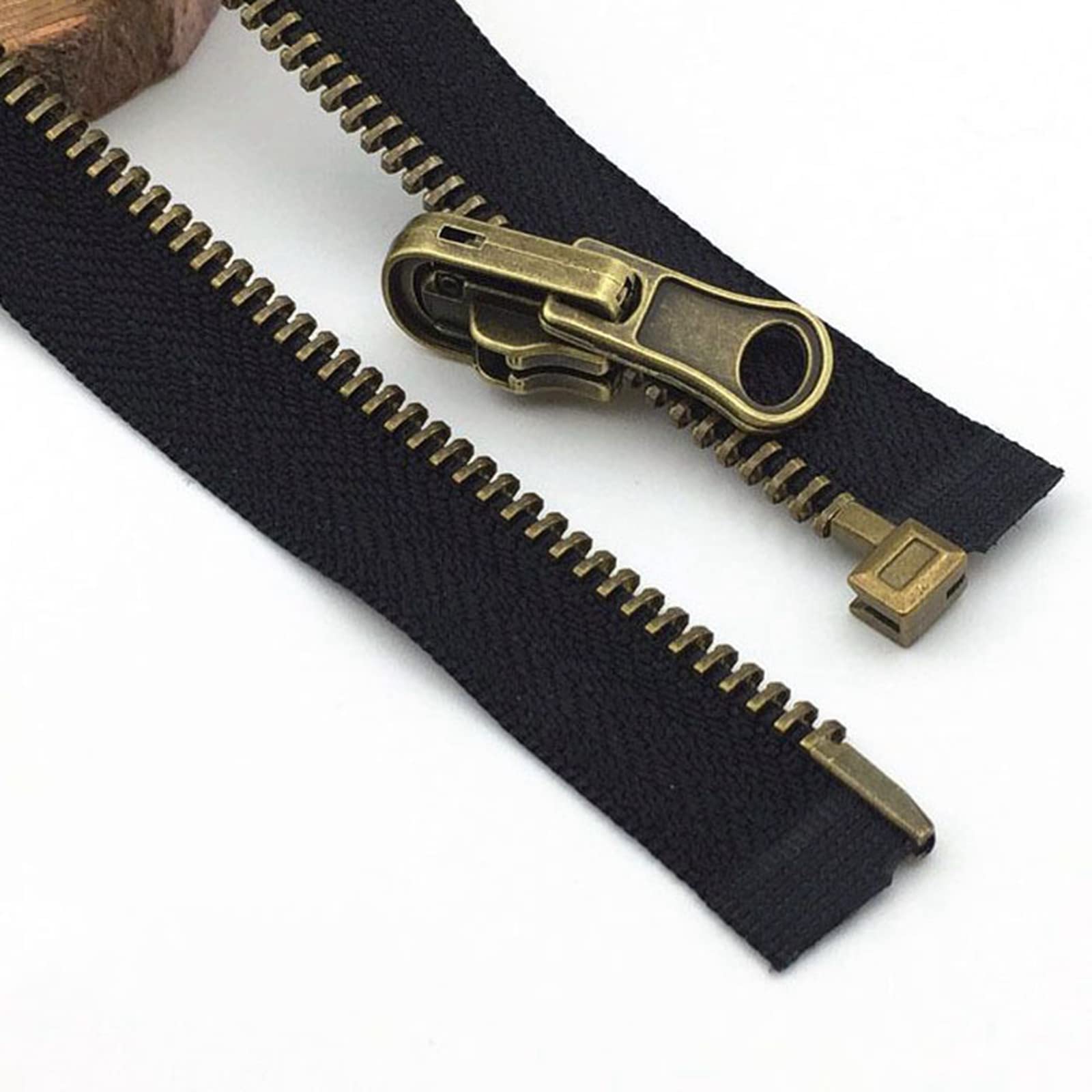 Lot De 2 Fermetures éclair Bidirectionnelles 70/90 Cm En Métal