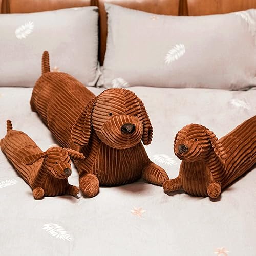 Miniatura 7 de KOWAKA - Almohada de felpa para abrazar de perro salchicha, suave y duradera, cojín de felpa para sofá, silla, decoración del hogar, regalos para