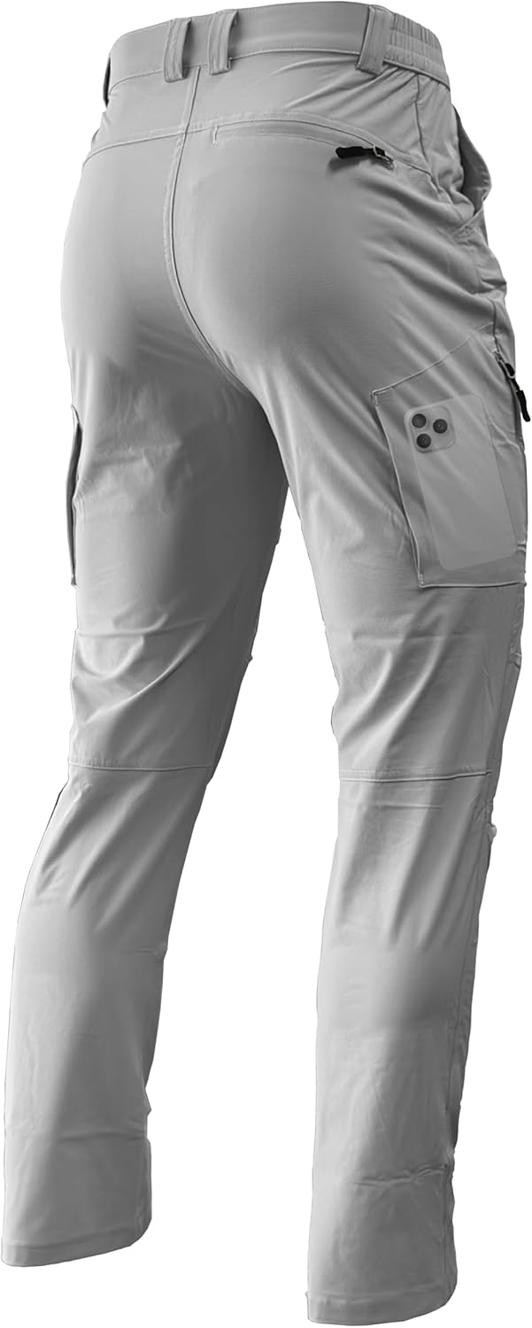 Lightweight Quick-Dry Waterproof Hiking Pants with Zipper Pockets