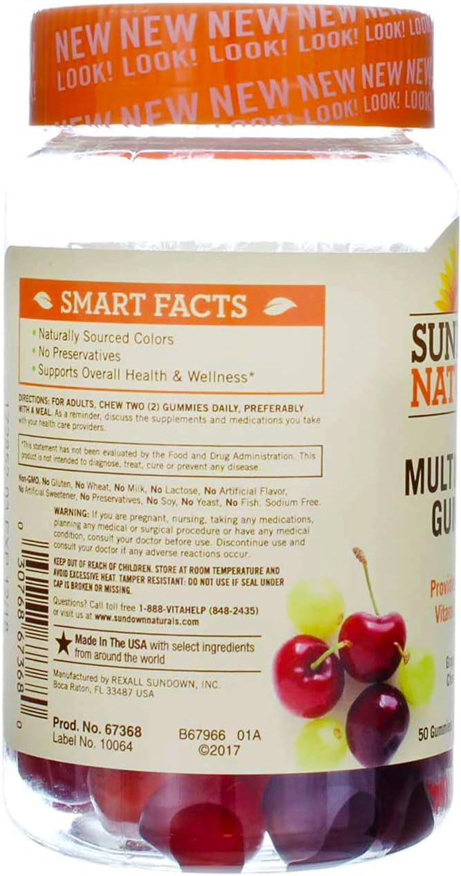 Sundown Naturals, Adult Multivitamin