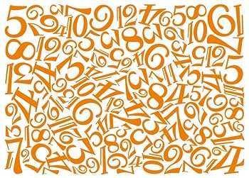 Amazon.co.jp: ポーセラーツ 転写紙【白磁用 セット割】numeral