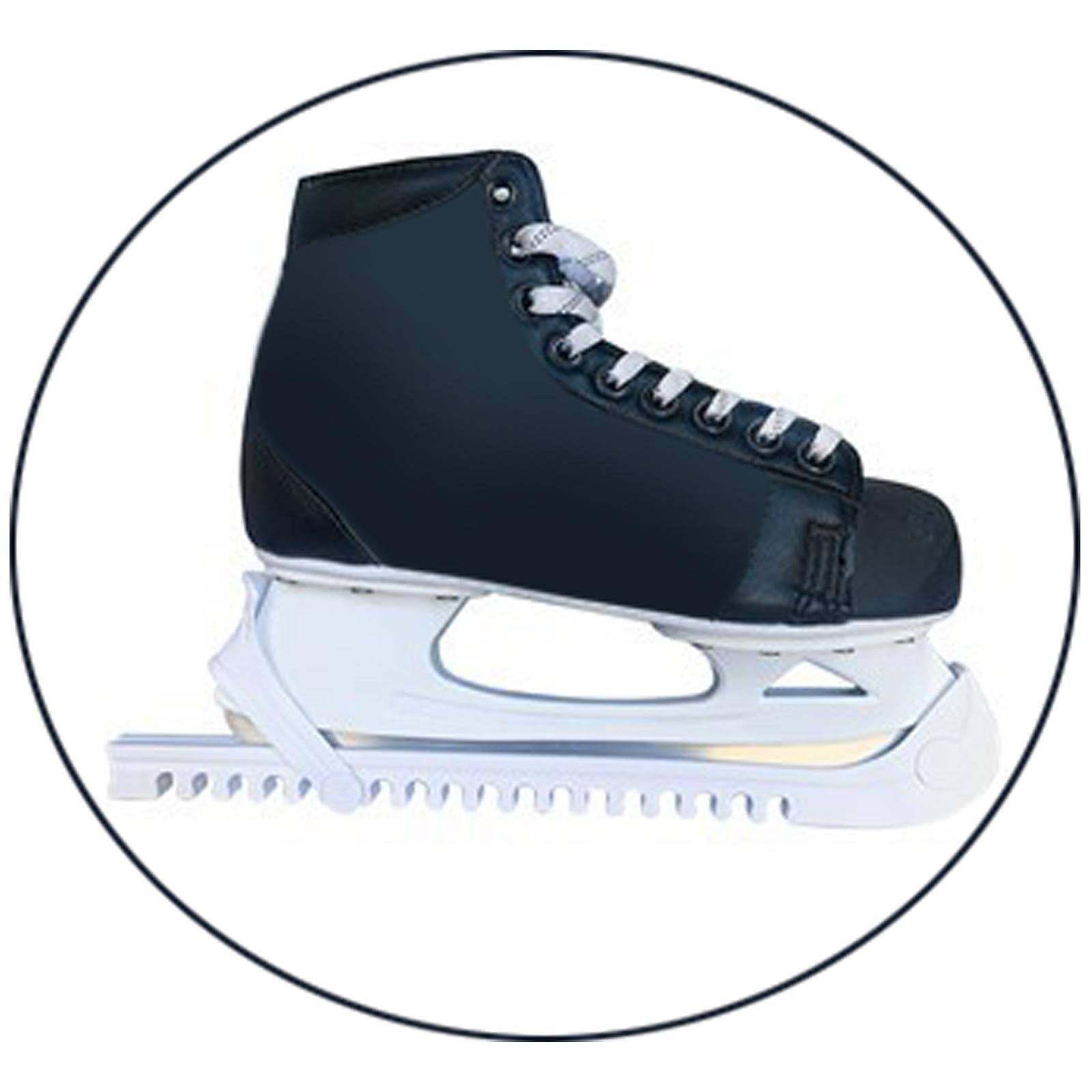Universal Skates Blade Guard Ice Protection Off Ice Protector Guard Bianco 345x65x18mm