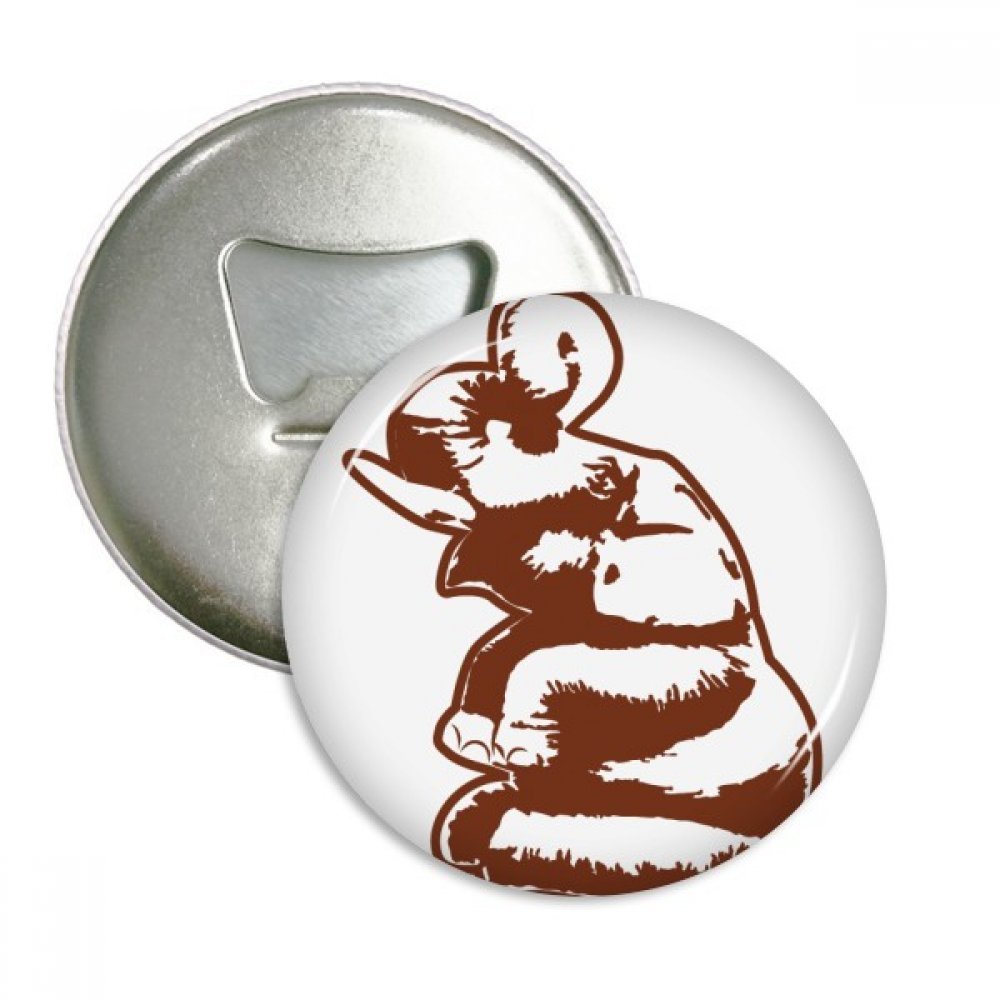 Culture Thaïlande décapsuleur aimant et badge 3pcs pour frigo et vêtements
