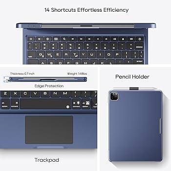 Wireless Keyboard Case iPad用 Amazon.com: KBCASE for iPad Air 11 inch (M3/M2) 2025/2024