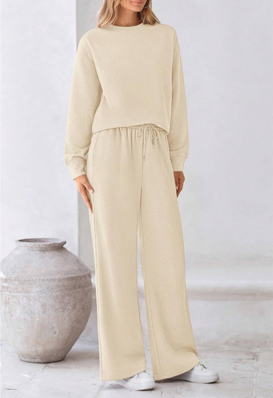 Dwuczęściowy zestaw dla kobiet Odzież wypoczynkowa Elegancka odzież domowa, Pomarańcza, XL