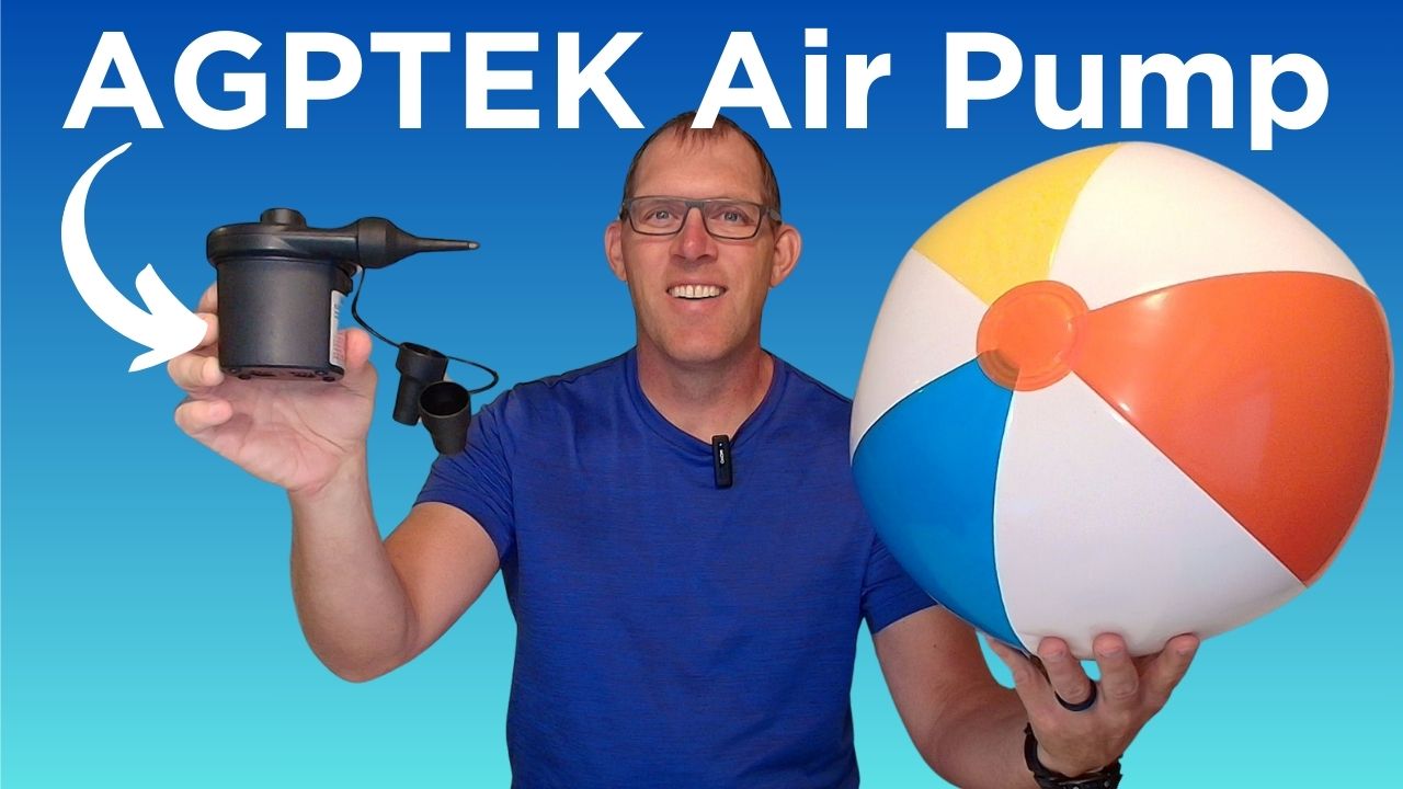 Watch AGPTEK Air Pump, Watch it Inflate a Beach Ball on Amazon Live