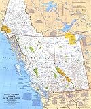 National Geographic: British Columbia, Alberta and The Yukon Territory 1978 - Historic Wall Map Series - 22.75 x 27 inches - Paper Rolled