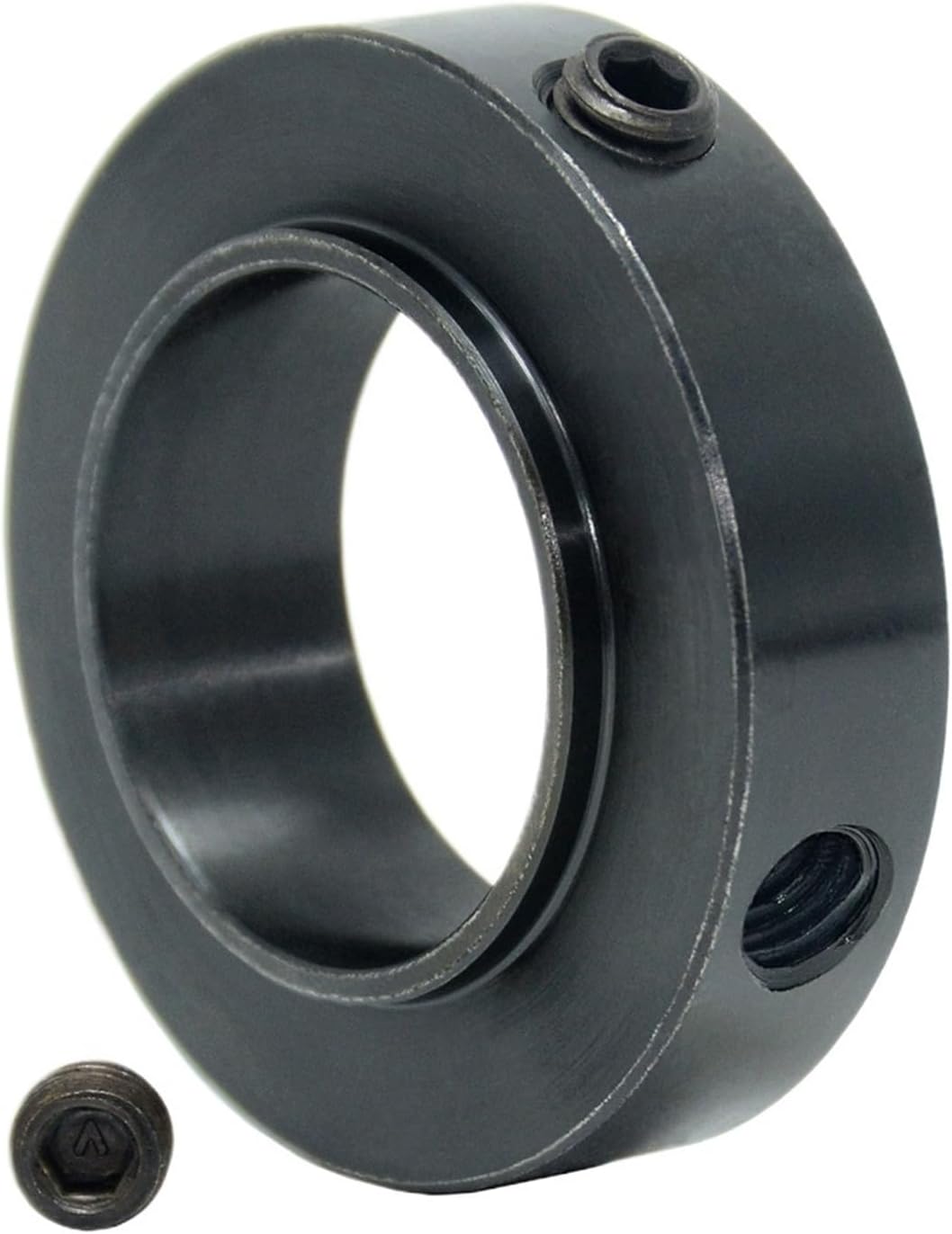 Shaft Stop Collar Double Split, Steel Screw-On Split Shaft Collar For Machine Tools Multiple Sizes(D30 S33 E45 B15)
