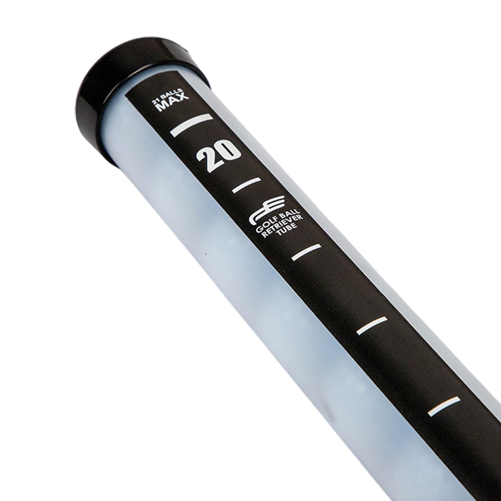 Lambo Golfball Sammelrohr Golfball Shagger Rohr Golfballrohr Picker, Golfball Aufnehmer Golfballpicker Shags Tube, Golfball Sammler Grabber Fasst 21 Bälle, Golfball Pick-up Stahlrohr-Retriever