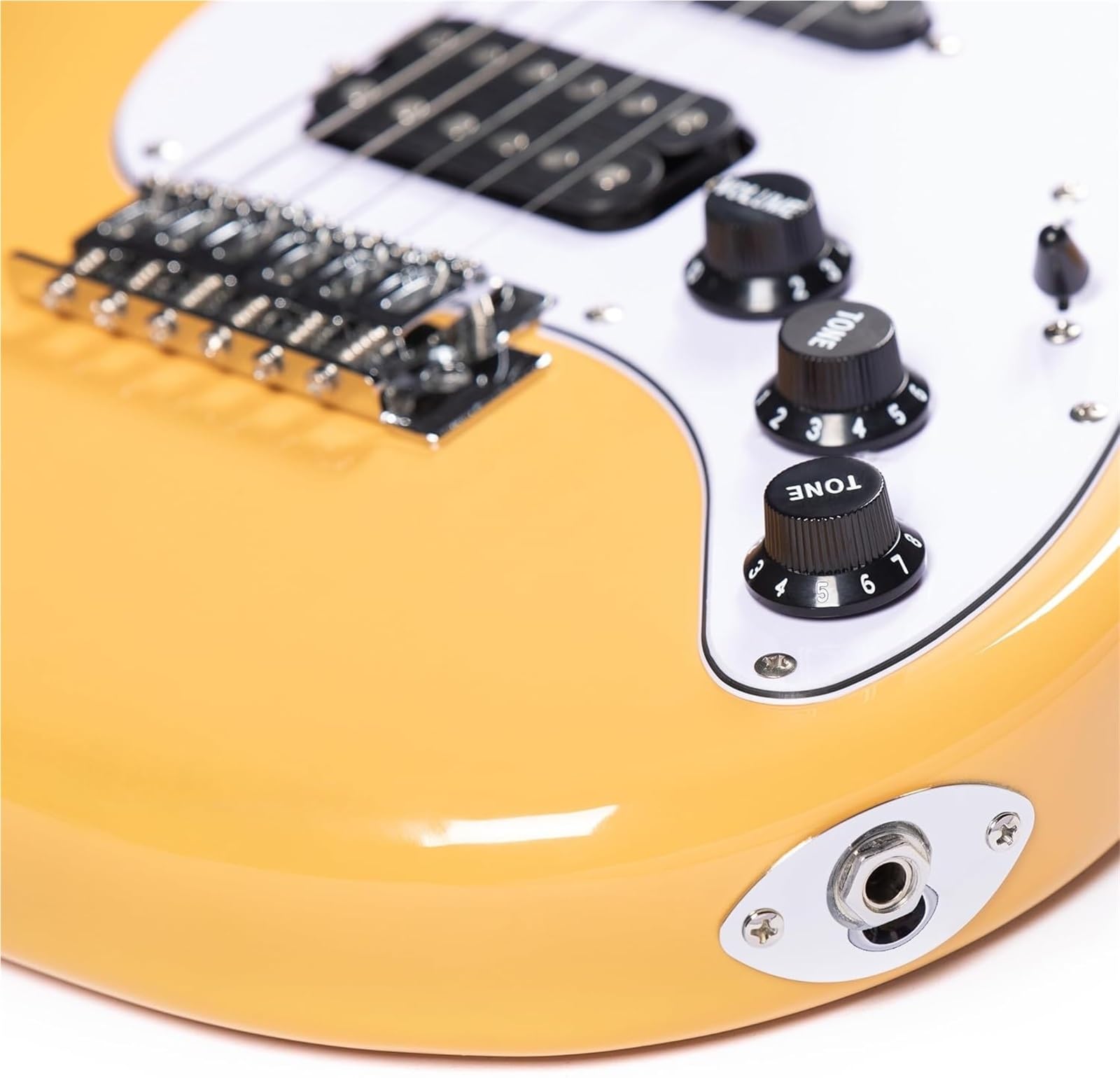 Gitara Elektryczna Gitara Elektryczna W Stylu Vintage Z Litym Pudłem Rezonansowym Idealna Dla Początkujących