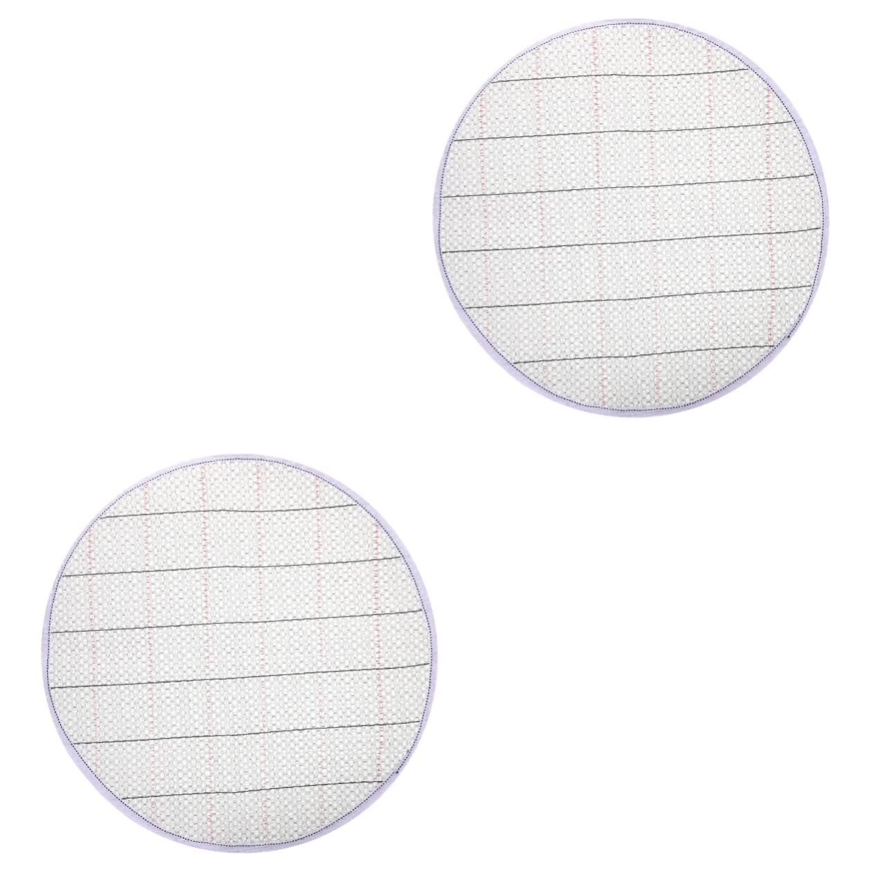 Lot de 2 tissus à broder pour tapis avec maille souple et résistante