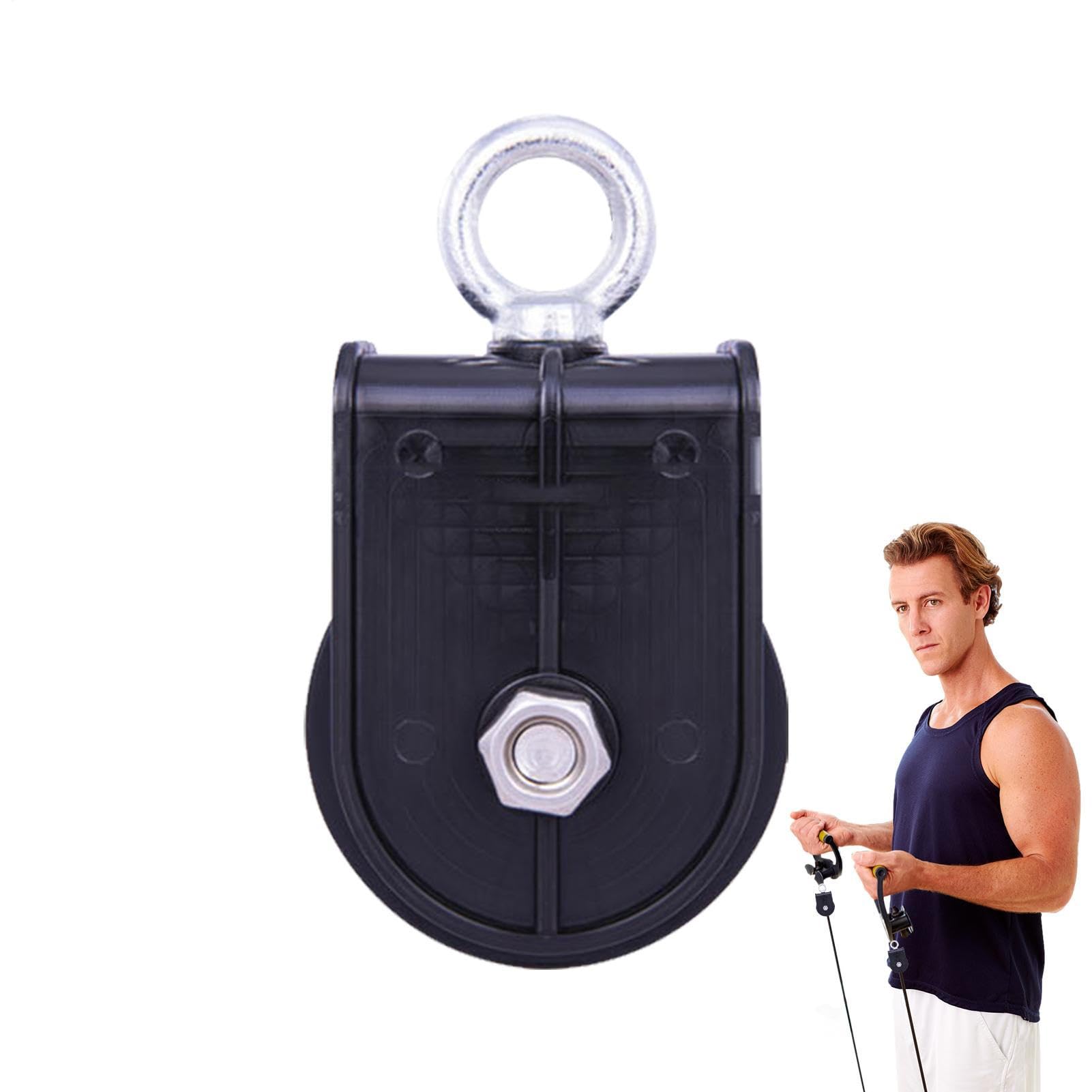 Rolka kablowa, rolka do maszyny, 360° Silent Gym Pulley, kabel obciążeniowy, do fitnessu, siłowni, do akcesoriów dla ptaków