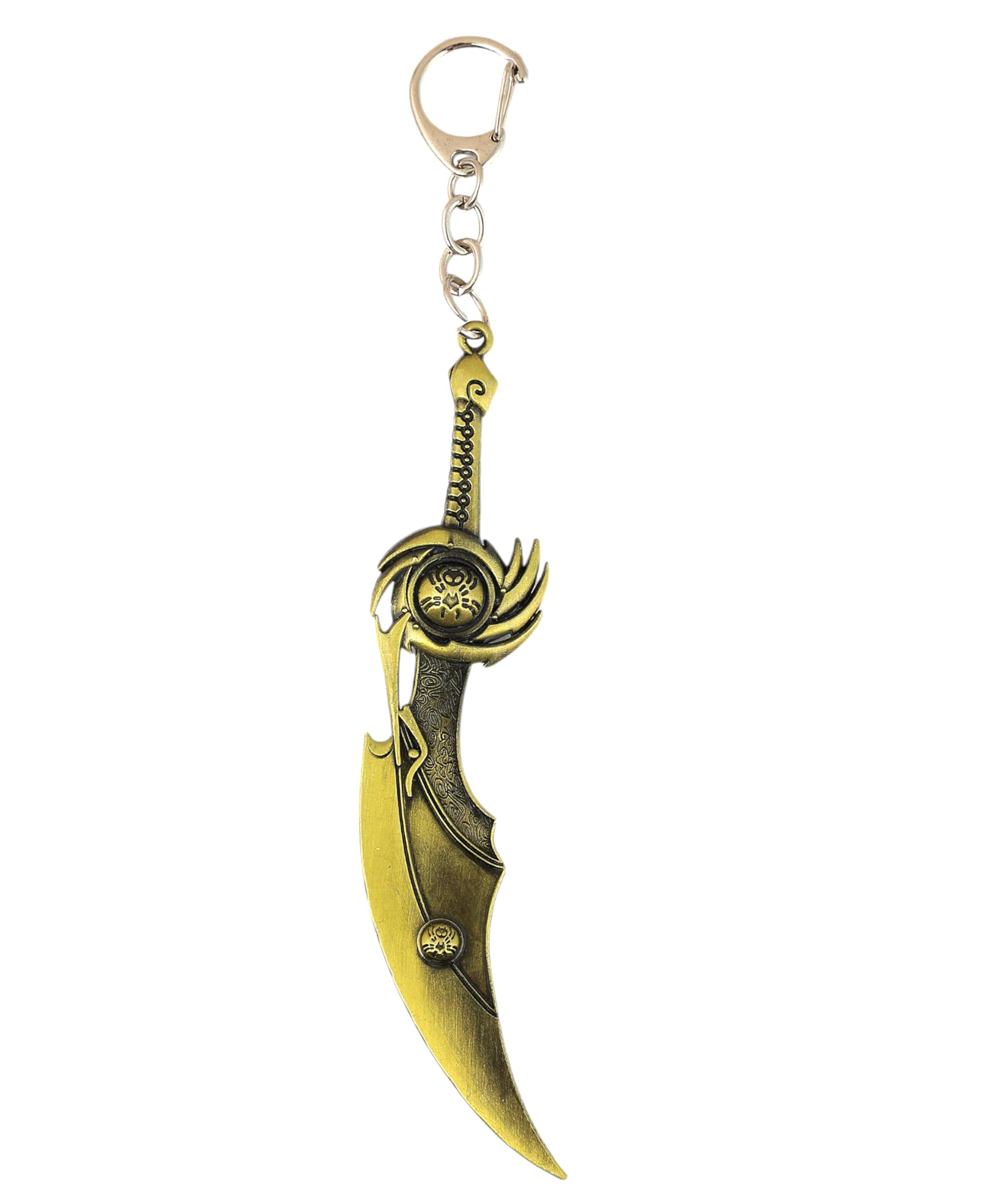 Premium Metal Keychain Collection � Iconic Game & Anime Characters � Durable & Stylish Key Accessories (Fly Wings Swor) 3