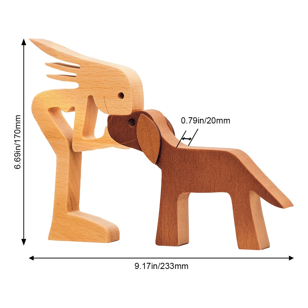 Amazon.com: Pawfect House Wooden Sculpture - The Love Between You