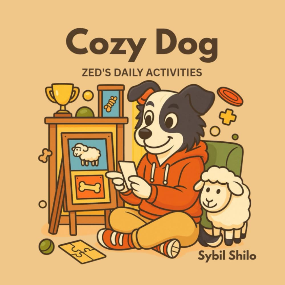 Cozy Dog Coloring Book: Daily Life and Everyday Activities