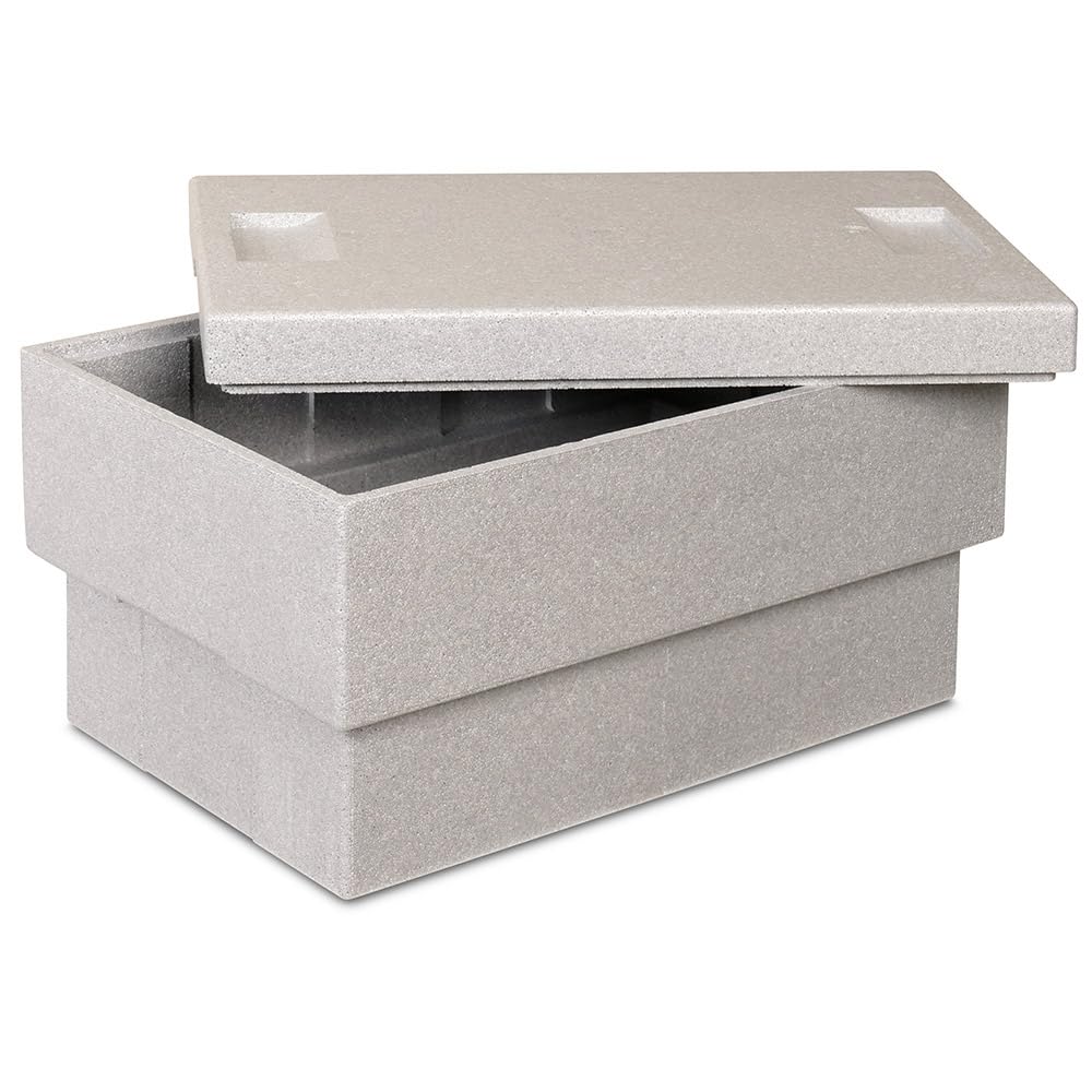 BRB Set, 2x 31,6 Liter Thermobox aus EPS in Eurobox 600x400, blau, mit Deckel