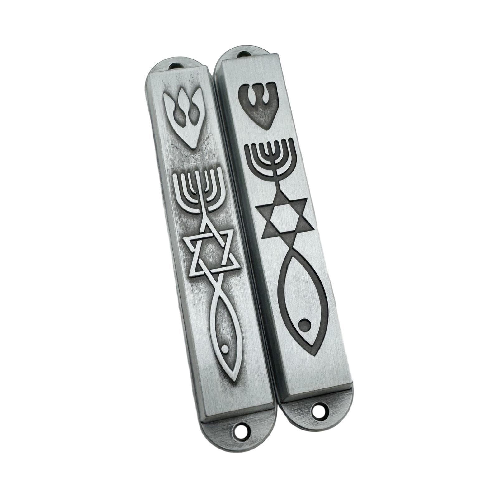 Twisaxc Silver Religious Decor Home Decoration Outside Holiday Exquisite Vintage Decoration Retro Sturdy And Durable. Modern Blessing Housewarming Gifts Ornament, 88Mm