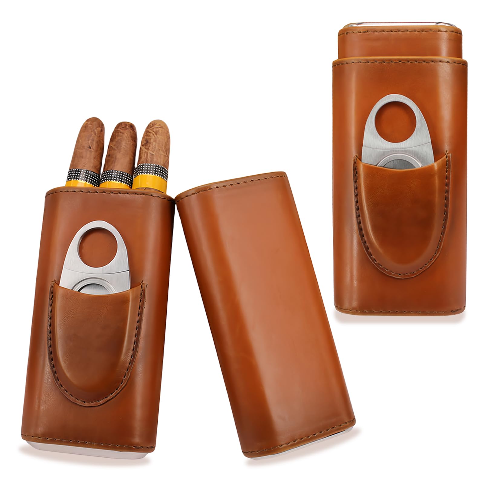 Set Humidor Con Legno Di Cedro Importato - Scatola Per Sigari Cubani - Foto 7